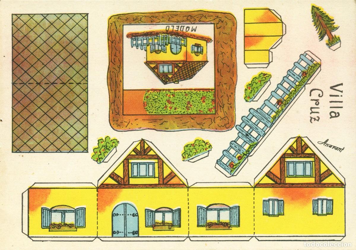 Coleccionismo recortables: ANTIGUO RECORTABLE &rdquo;VILLA CRUZ&rdquo; - Foto 1
