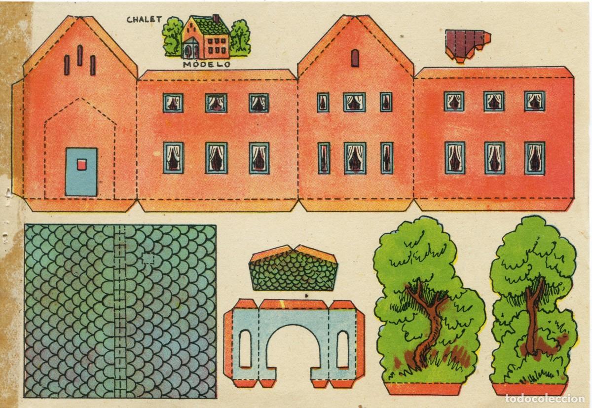 Coleccionismo recortables: ANTIGUO RECORTABLE &rdquo;CHALET&rdquo; - Foto 1