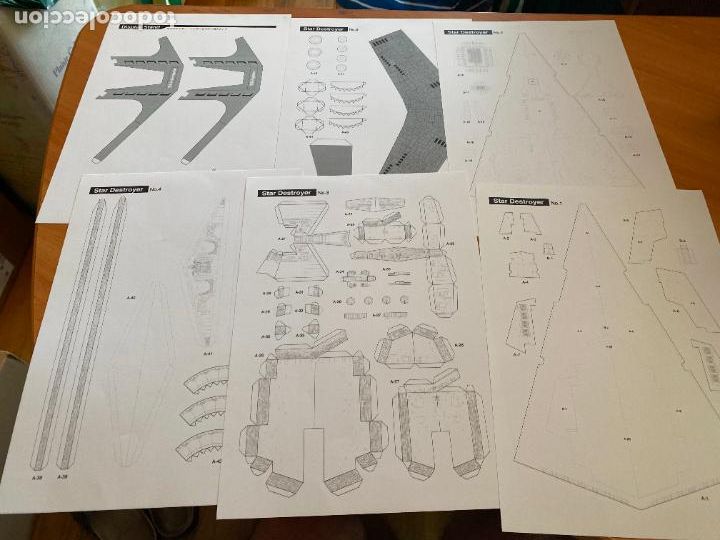 Coleccionismo recortables: RECORTABLE NAVE STAR DESTROYER (COB259) - Foto 1