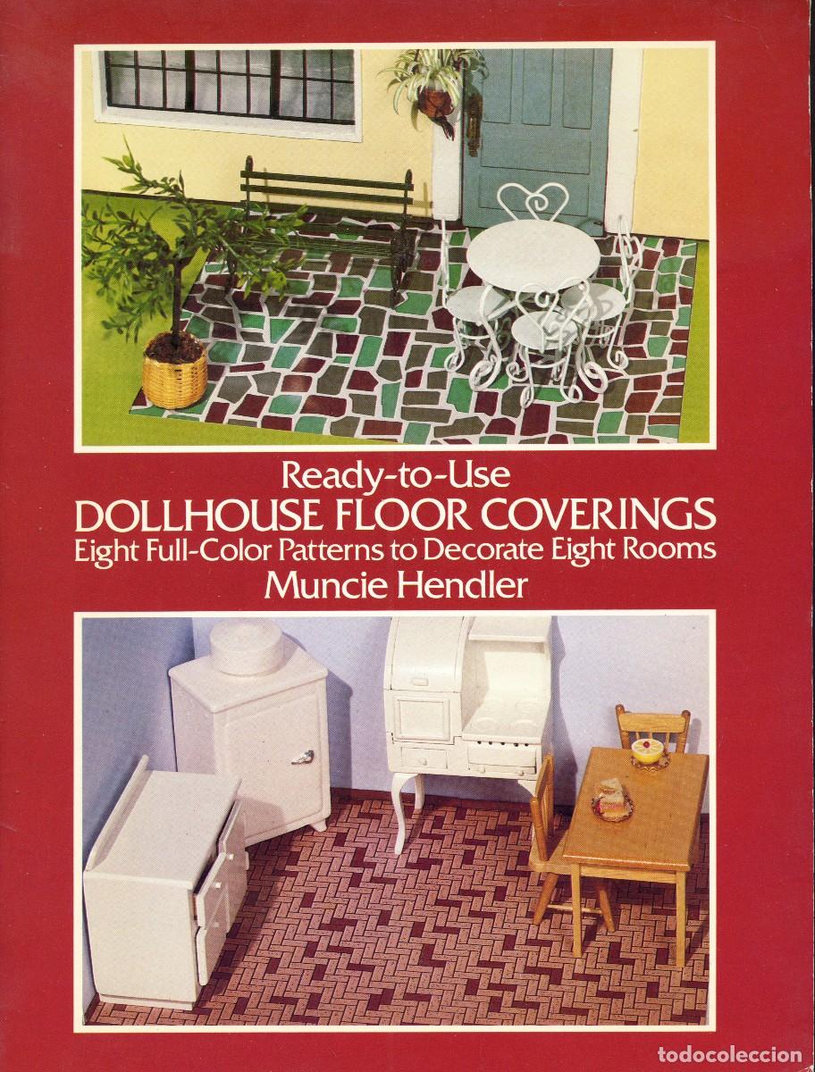 Coleccionismo recortables: LIBRO RECORTABLE COMPLEMENTOS CASA DE MU&Ntilde;ECAS - BALDOSAS, SUELOS, PARQUETS... - DOVER 1978 - Foto 1