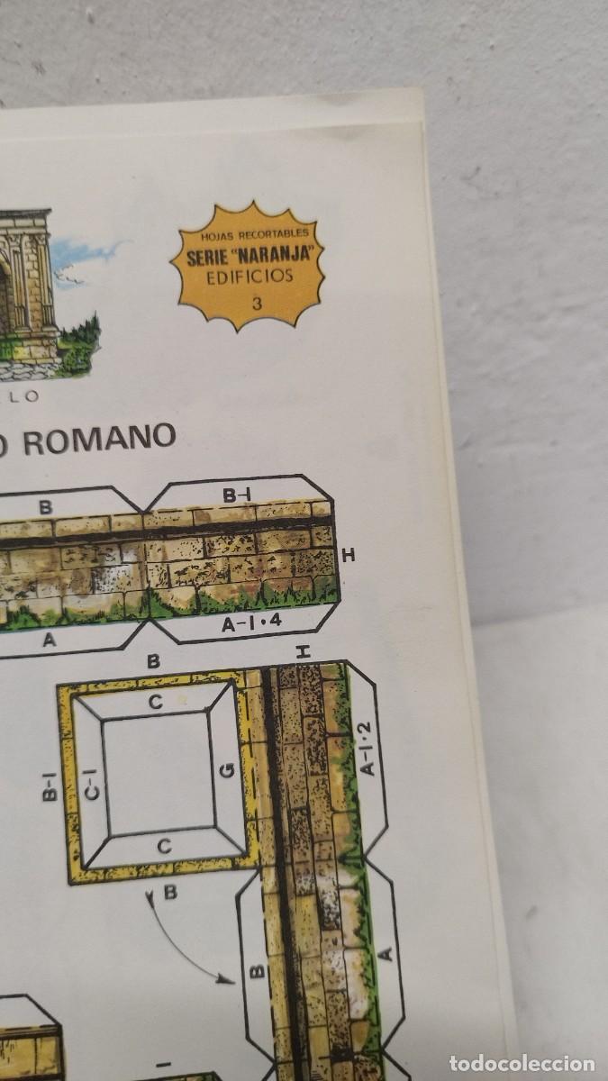 Coleccionismo recortables: Antiguas 8 Recortables.Serie Naranja,Edificios.Editorial Roma 1988. - Foto 22