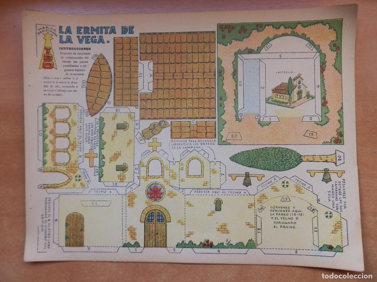 Coleccionismo recortables: RECORTABLE TBO LA ERMITA DE LA VEGA.. - Foto 1