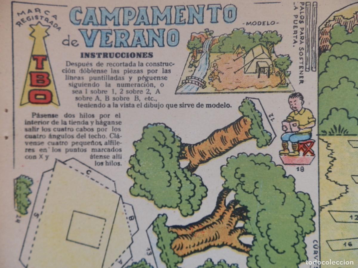 Coleccionismo recortables: RECORTABLE TBO. CAMPAMENTO DE VERANO. - Foto 2