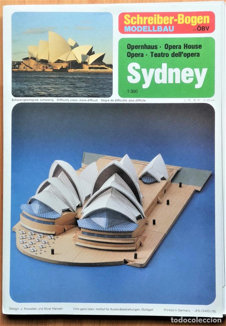 Coleccionismo recortables: RECORTABLE DE LA OPERA DE SYDNEY - Foto 3