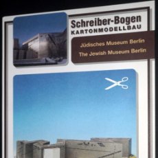 Coleccionismo Recortables: MAQUETA RECORTABLE DEL MUSEO JUDIO EN BERLIN
