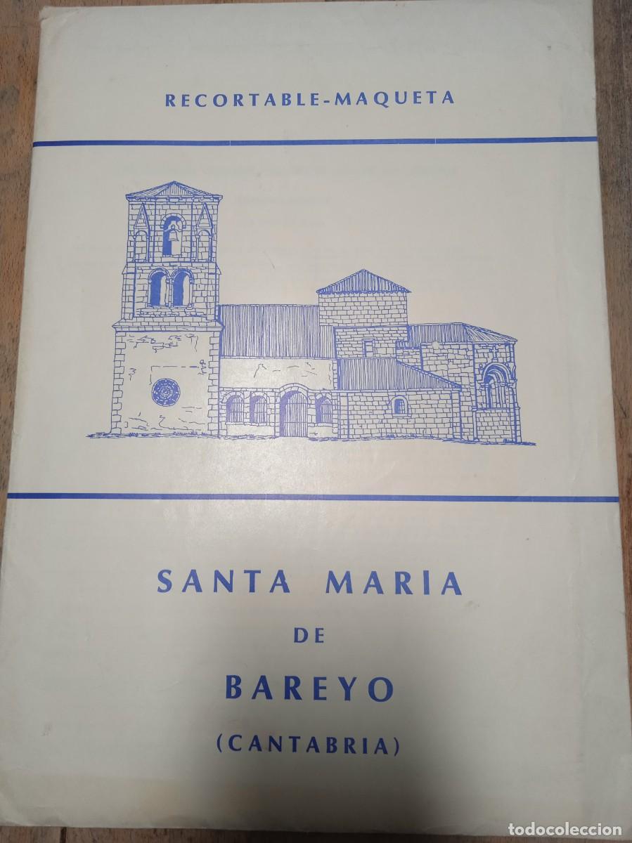 Coleccionismo recortables: Recortable Santa Mar&iacute;a de Bareyo-CANTABRIA. - Foto 1