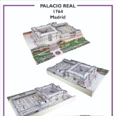Coleccionismo Recortables: MAQUETA RECORTABLE DEL PALACIO REAL DE MADRID