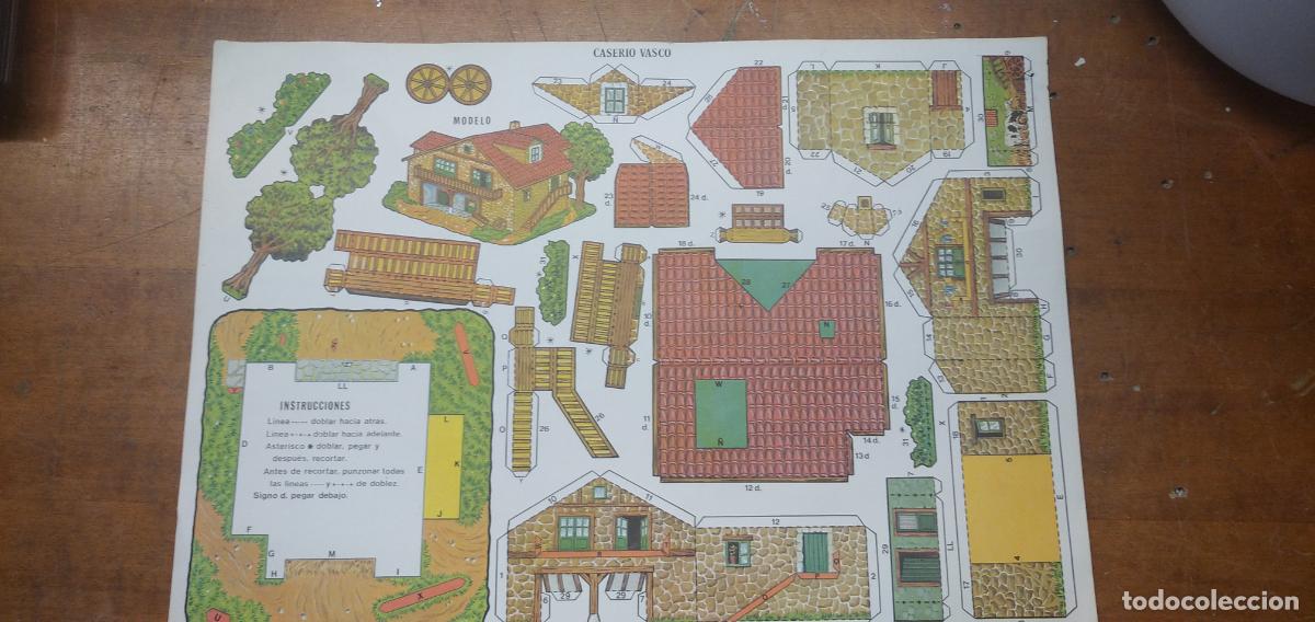 Coleccionismo recortables: RECORTABLE CASITAS. ANTIGUOS - Foto 1