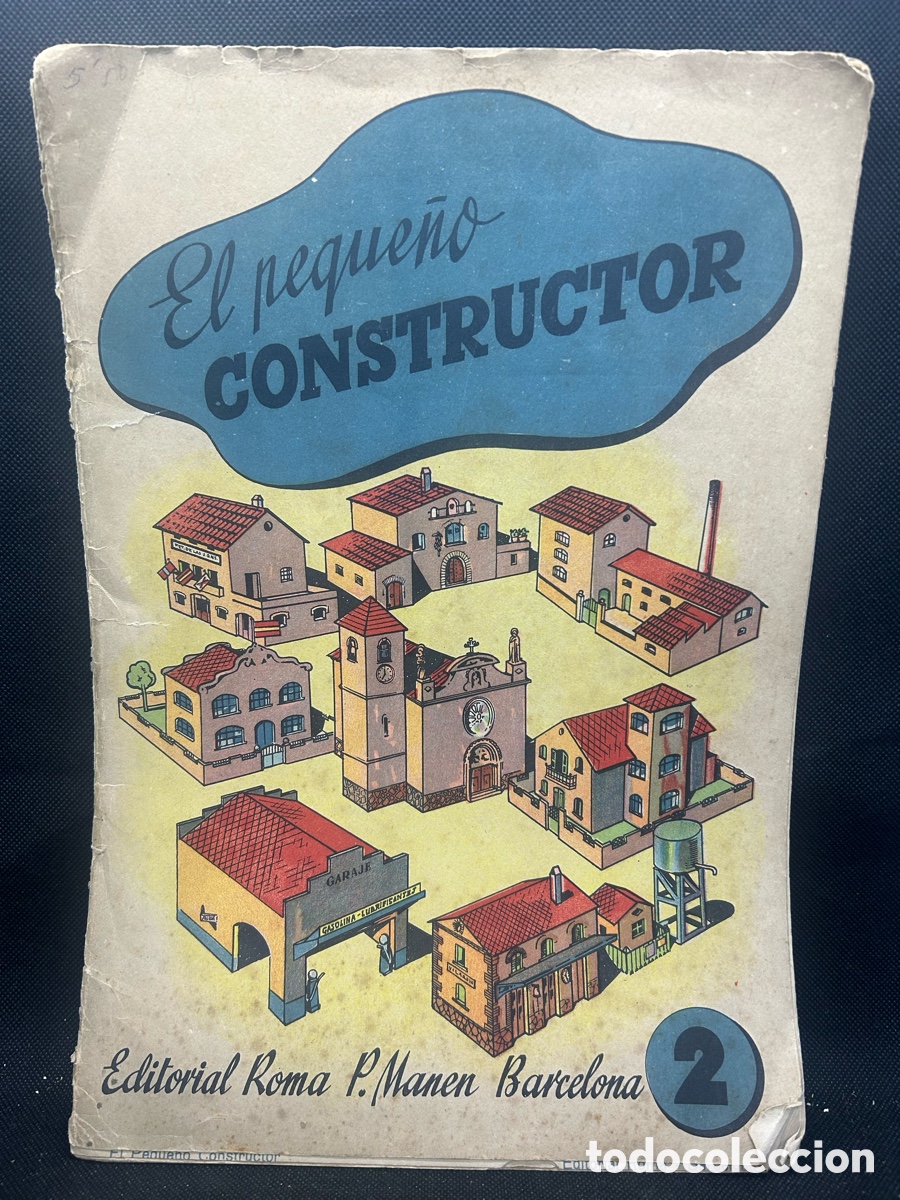 Coleccionismo recortables: Recortable, El peque&ntilde;o constructor N.2 edit.Roma - Foto 1