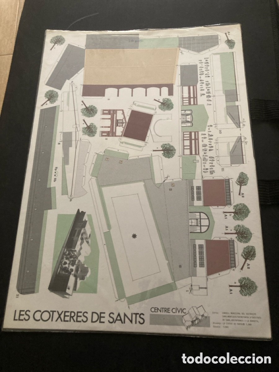Coleccionismo recortables: Recortable Cotxeres de Sants - Foto 1