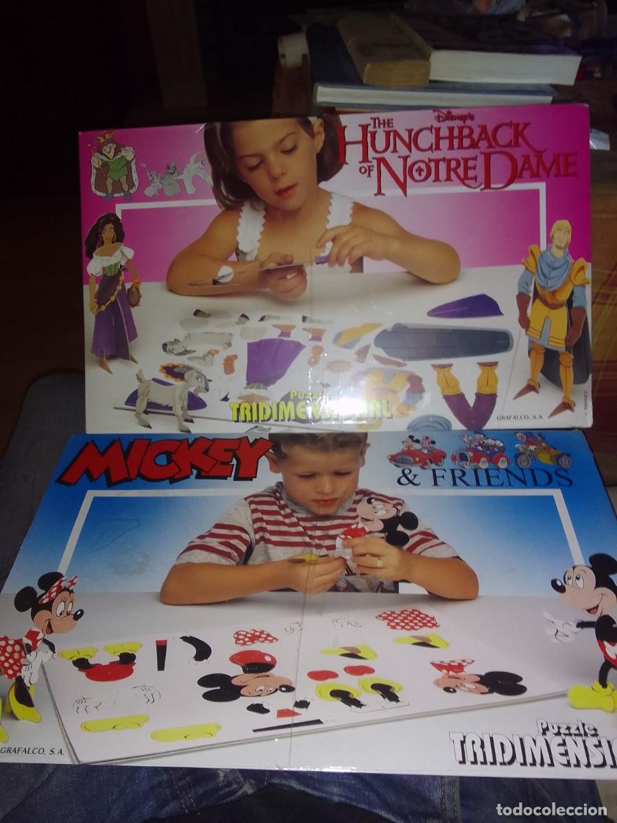 Coleccionismo recortables: Lote dos puzzles tridimensionales de editorial grafalco - Foto 1