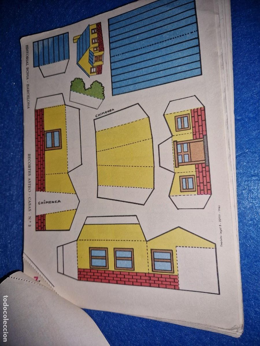 Coleccionismo recortables: RECORTABLE CASAS- 10 LAMINAS - Foto 3