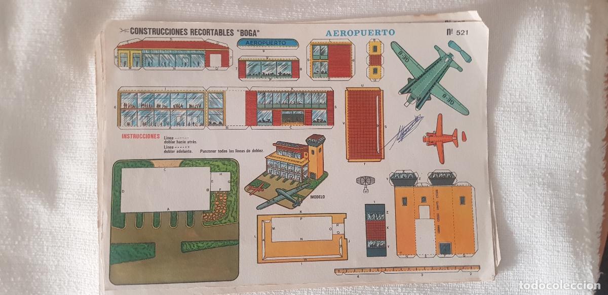 Coleccionismo recortables: 6 CONSTRUCCIONES RECORTABLES (BOGA) - Foto 2