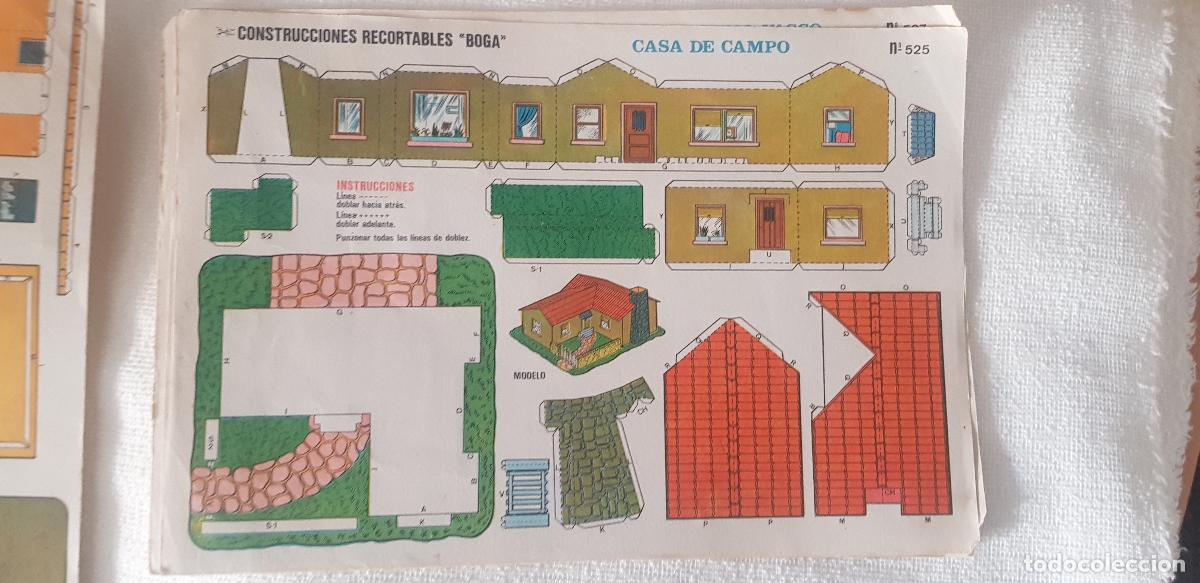 Coleccionismo recortables: 6 CONSTRUCCIONES RECORTABLES (BOGA) - Foto 3