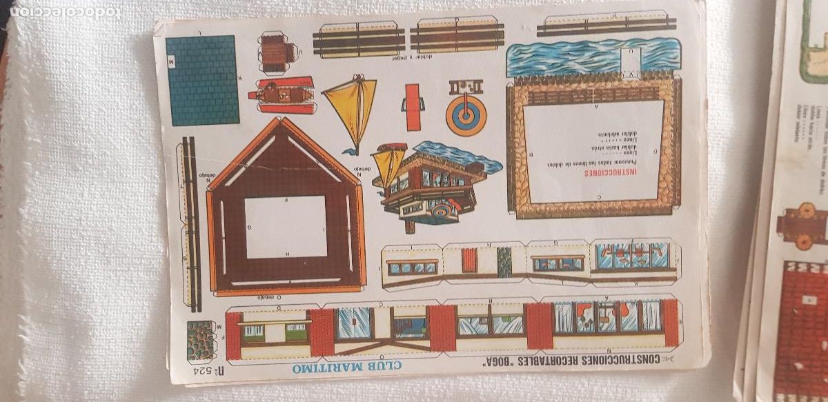 Coleccionismo recortables: 6 CONSTRUCCIONES RECORTABLES (BOGA) - Foto 5