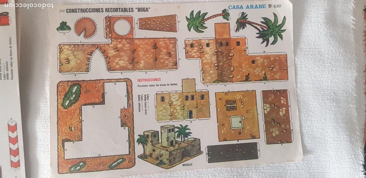Coleccionismo recortables: 6 CONSTRUCCIONES RECORTABLES (BOGA) - Foto 7