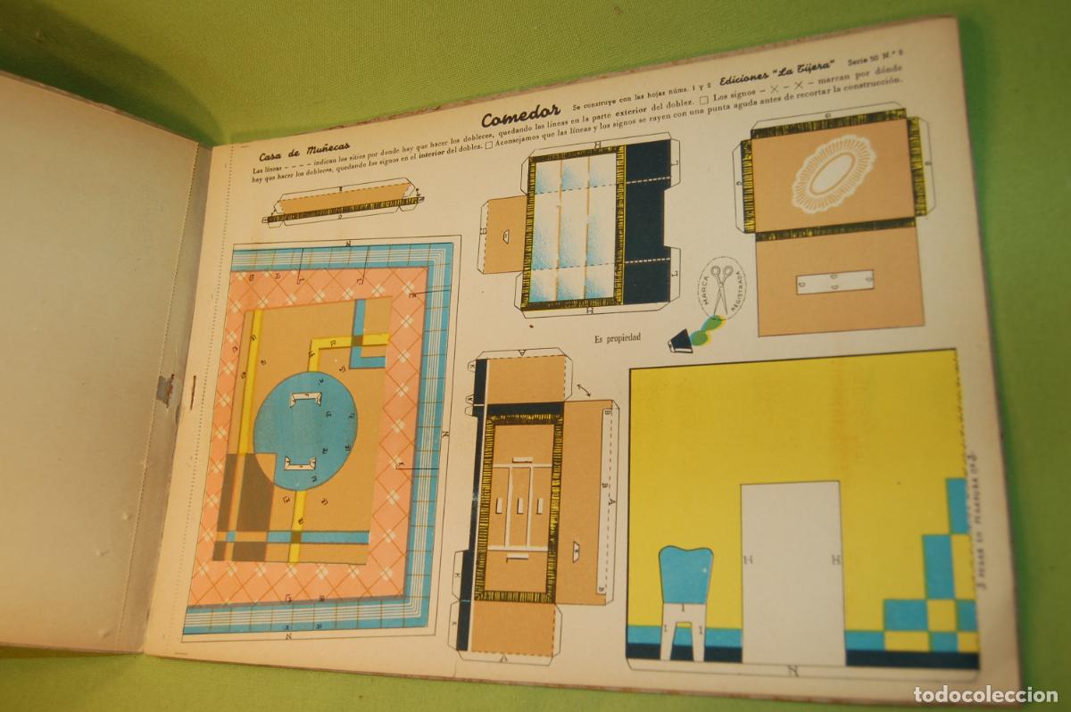 Coleccionismo recortables: CASA DE MU&Ntilde;ECAS RECORTABLE DE EDICIONES LA TIJERA (MADRID) - Foto 4