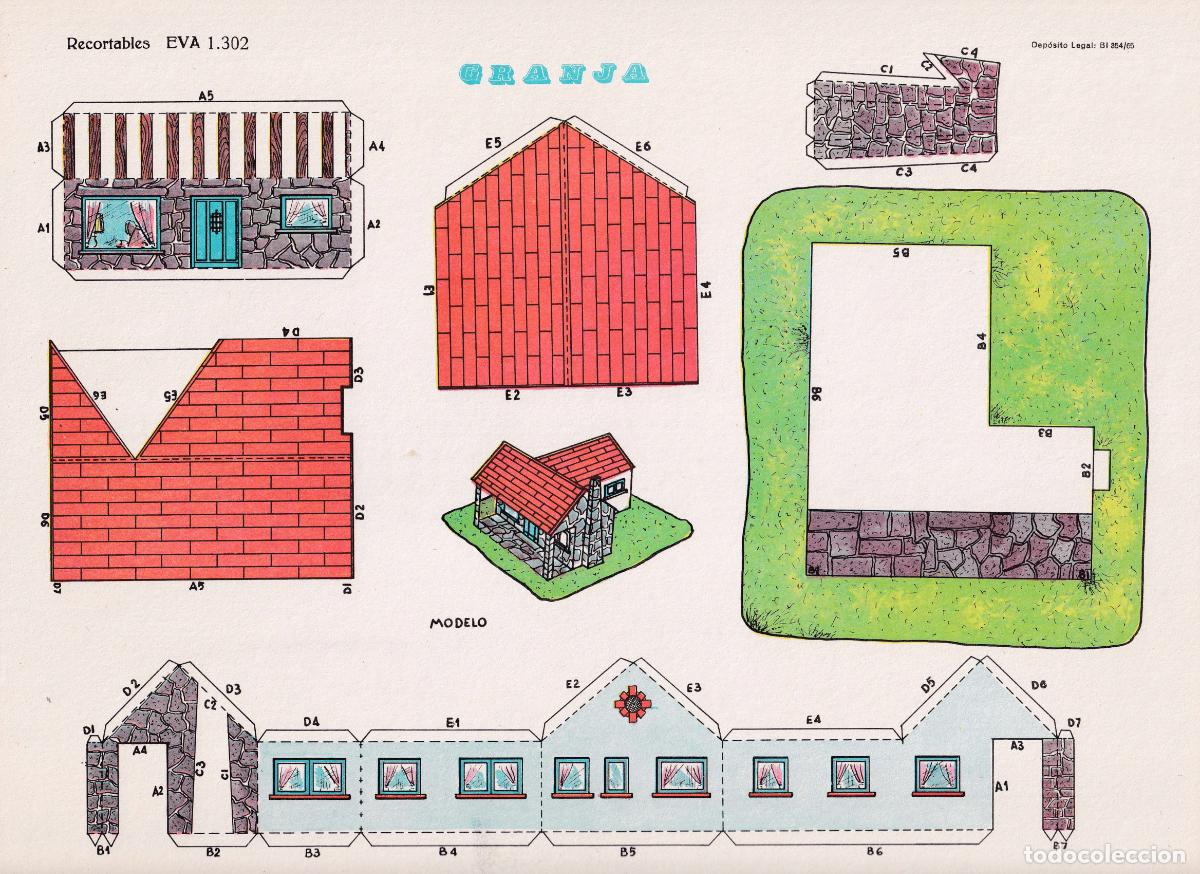 Coleccionismo recortables: RECORTABLES EVA - 1302. GRANJA - Foto 1