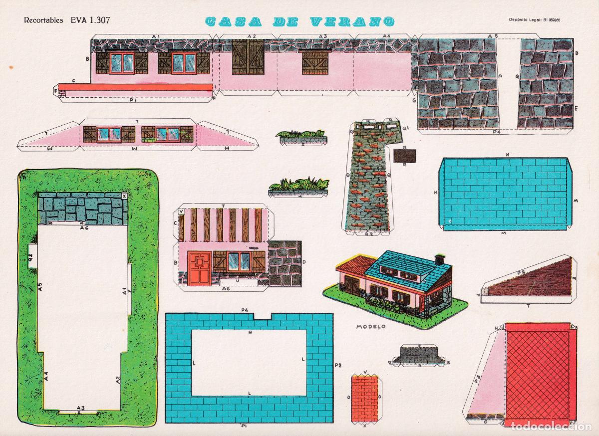 Coleccionismo recortables: RECORTABLES EVA - 1307. CASA DE VERANO - Foto 1