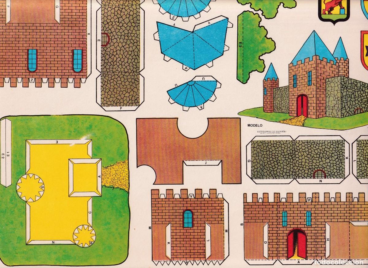 Coleccionismo recortables: RECORTABLES ESTAMPAS DE ESPA&Ntilde;A - CASTILLO - Foto 1