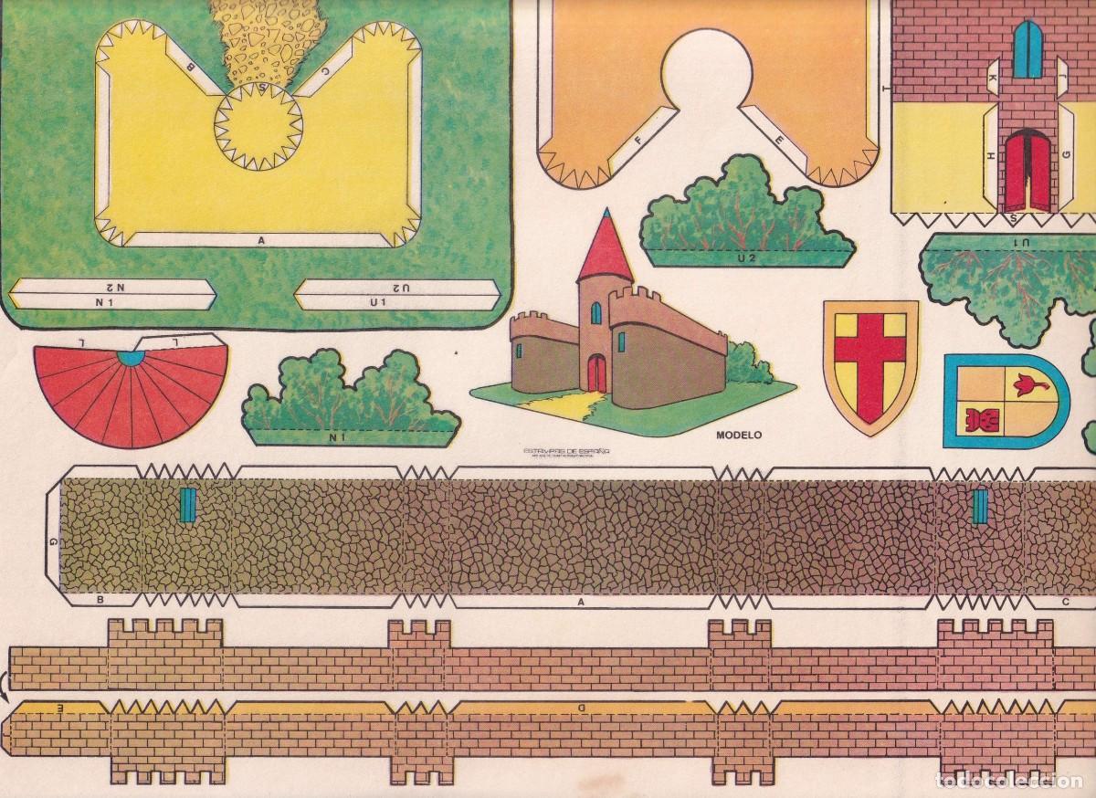 Coleccionismo recortables: RECORTABLES ESTAMPAS DE ESPA&Ntilde;A - CASTILLO - Foto 1