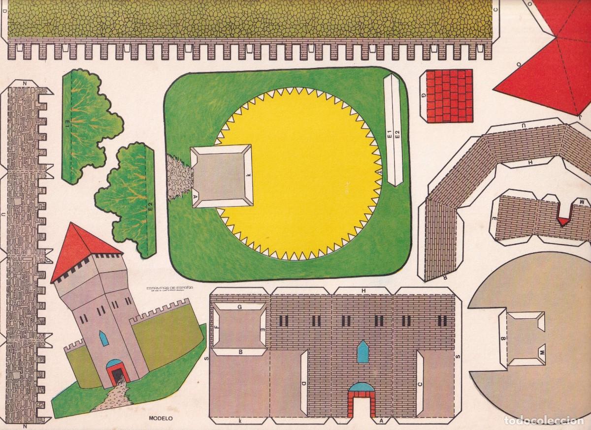 Coleccionismo recortables: RECORTABLES ESTAMPAS DE ESPA&Ntilde;A - CASTILLO - Foto 1