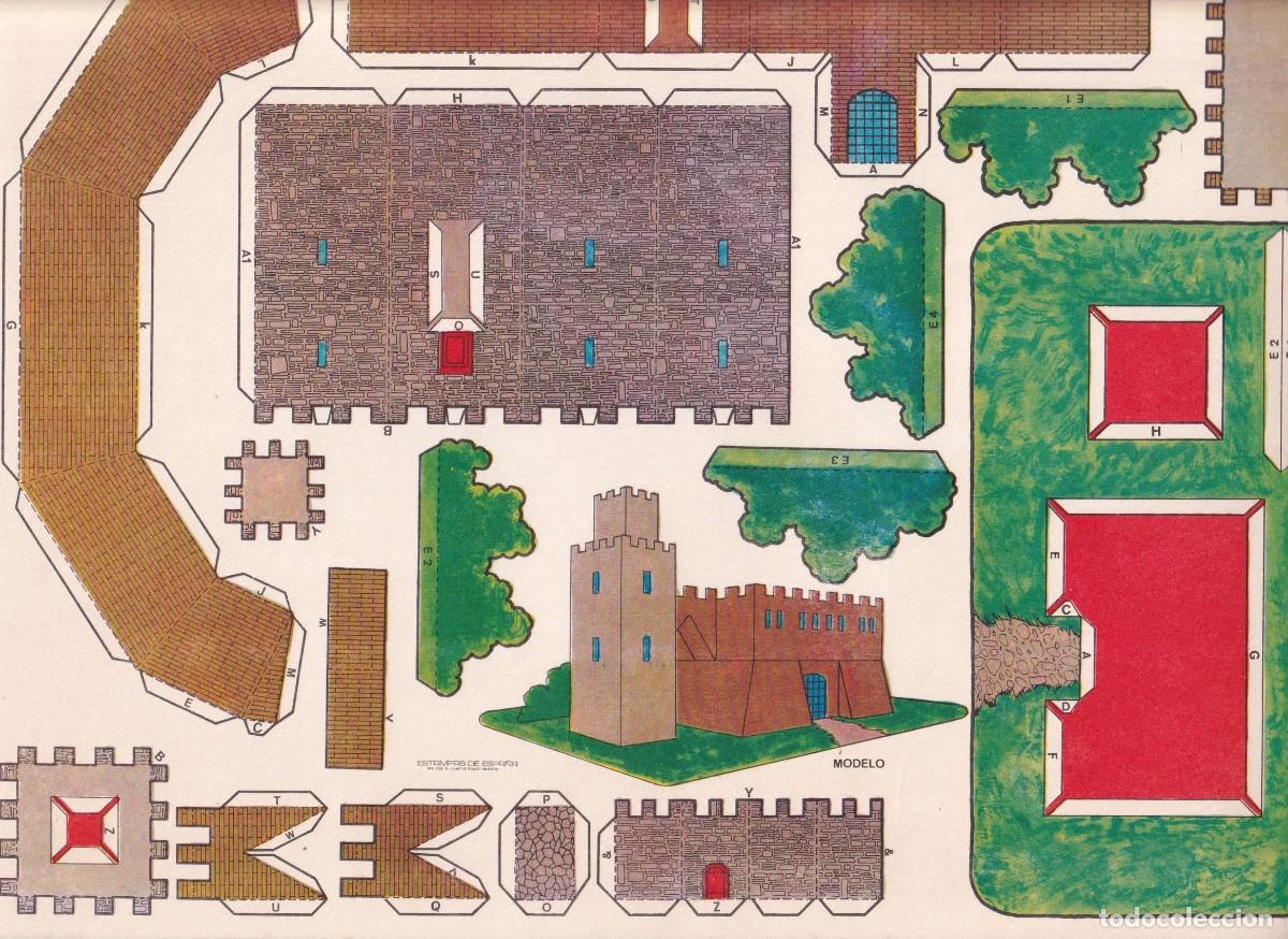 Coleccionismo recortables: RECORTABLES ESTAMPAS DE ESPA&Ntilde;A - CASTILLO - Foto 1
