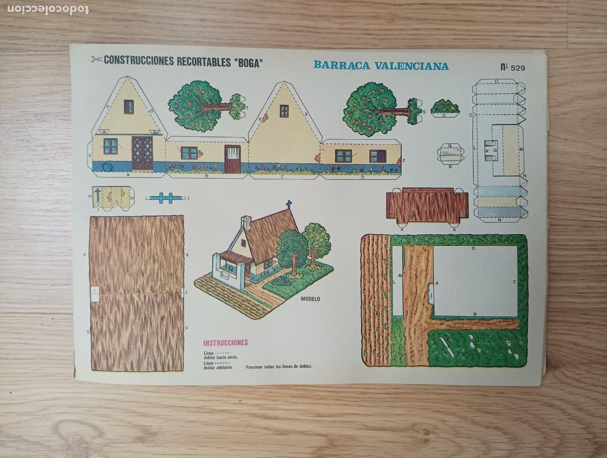 Coleccionismo recortables: Barraca Valenciana. Recortable - Foto 1
