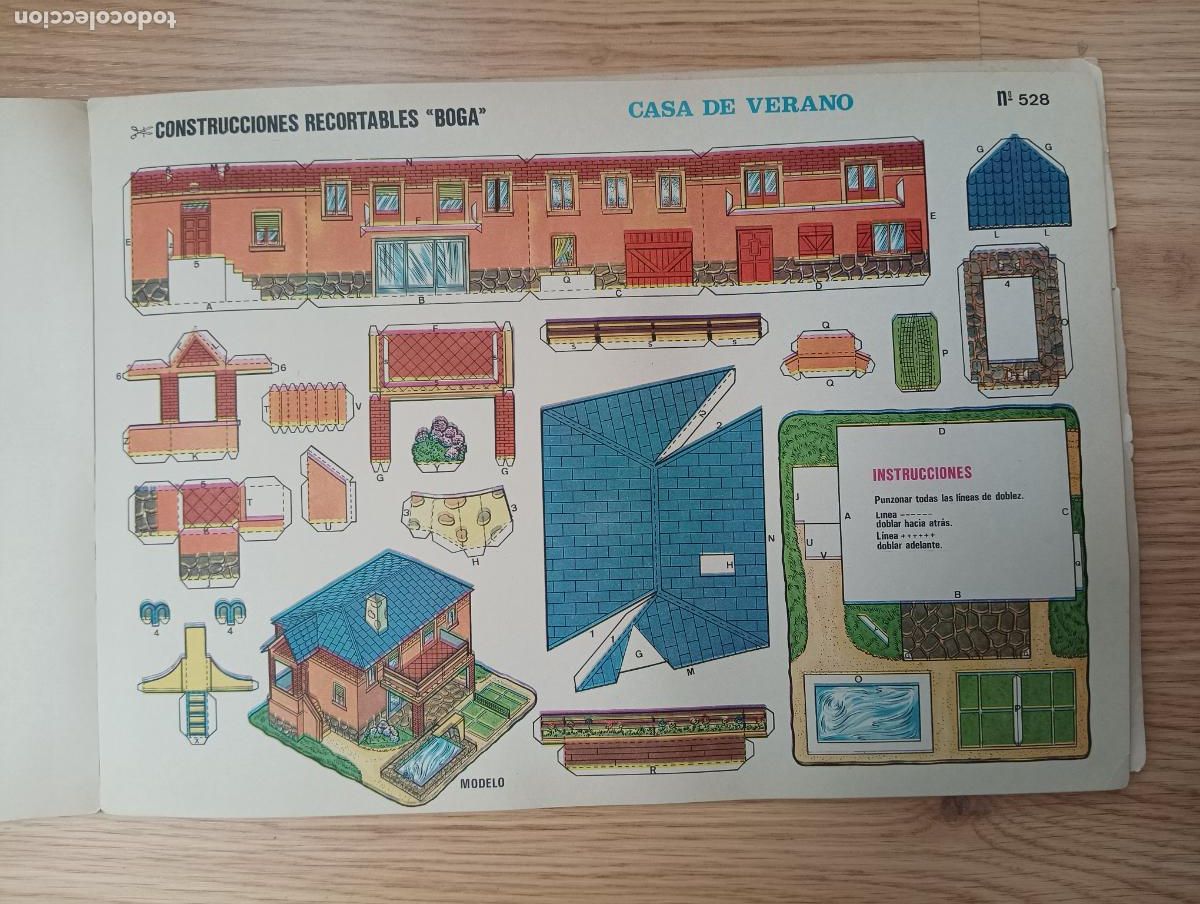 Coleccionismo recortables: Casa de verano. Recortable. - Foto 1