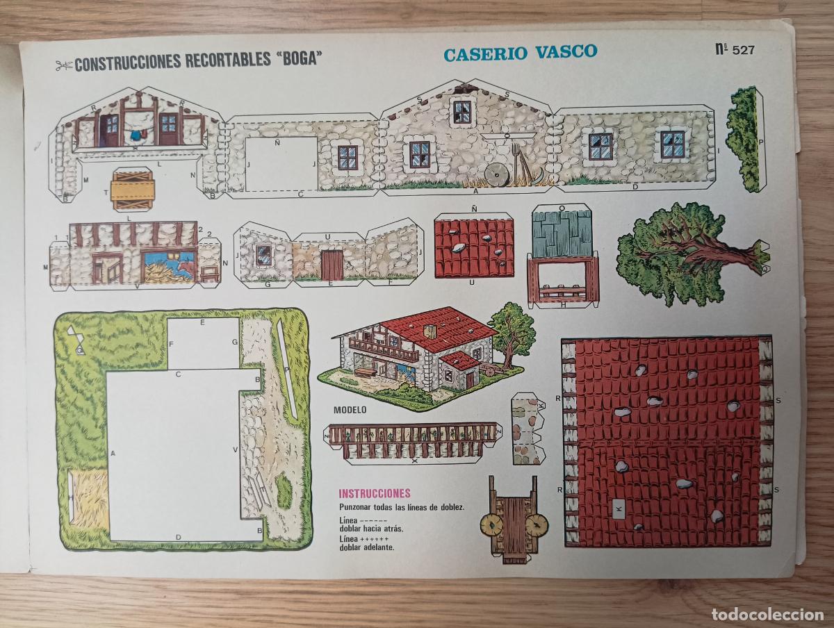 Coleccionismo recortables: Caserio Vasco. Recortable. - Foto 1