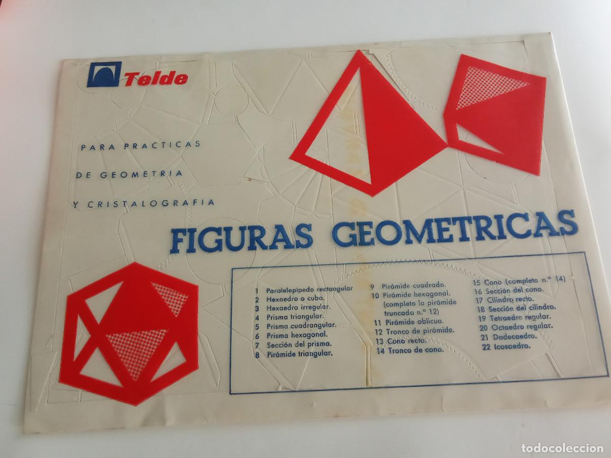 Coleccionismo recortables: Figuras geom&eacute;tricas Teide a&ntilde;os 70 - Foto 1