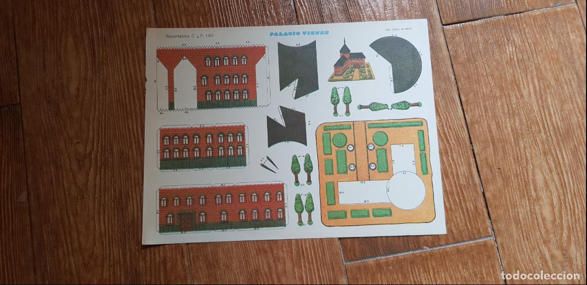 Coleccionismo recortables: RECORTABLE PALACIO VIENES EDITORIAL CULTURA Y PROGRESO 1971 - Foto 1