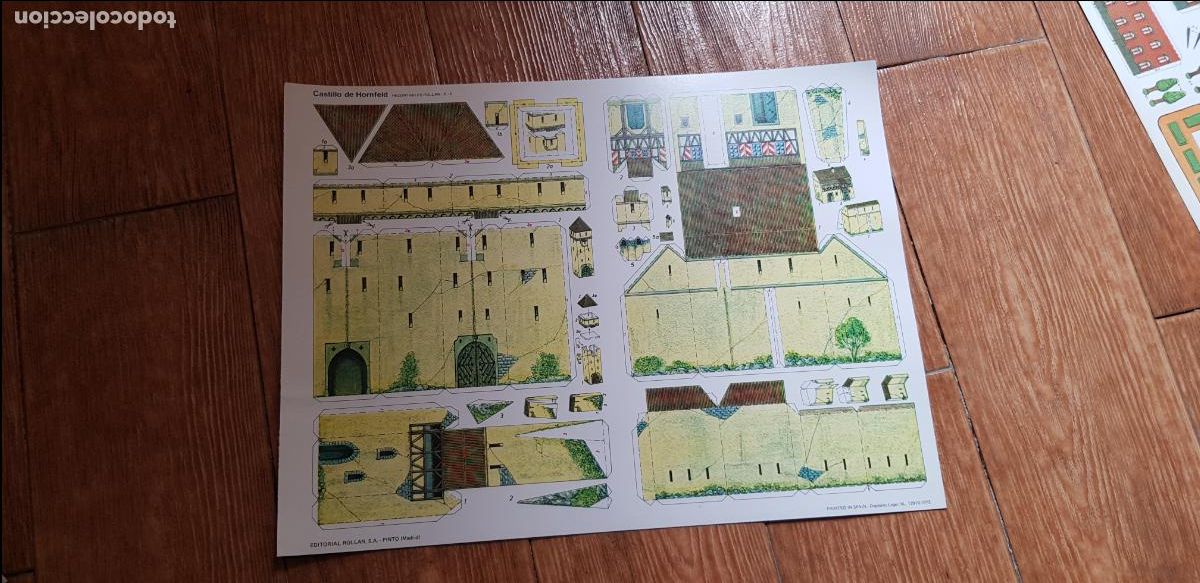 Coleccionismo recortables: RECORTABLES CASTILLO DE HORNFELD EDITORIAL ROLLAN - Foto 1