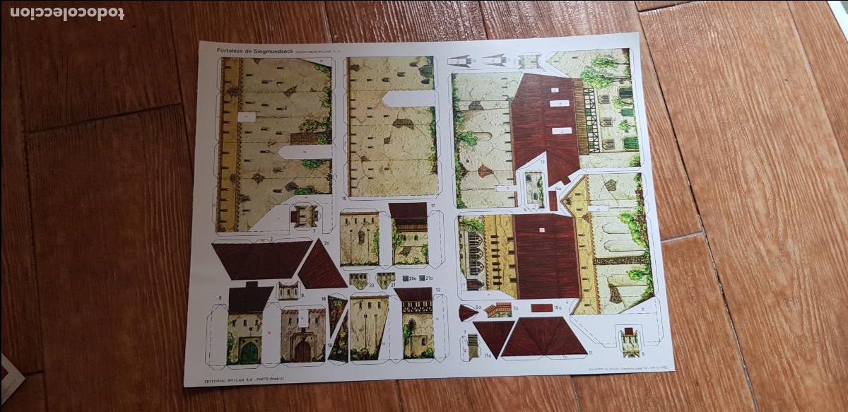 Coleccionismo recortables: RECORTABLES CASTILLO DE SIEGMUNDSECK EDITORIAL ROLLAN - Foto 1