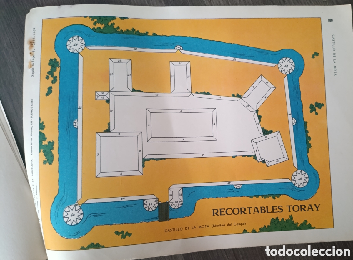 Coleccionismo recortables: Recortables Toray Castillo de la Mota - Foto 3
