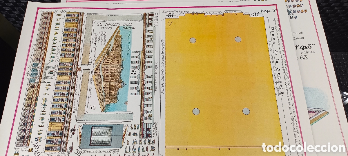 Coleccionismo recortables: RECORTABLE PALACIO REAL MADRID - Foto 8