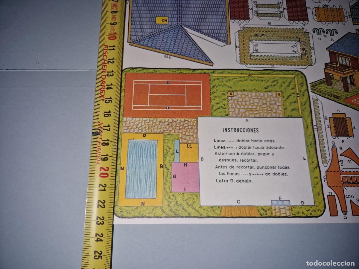 Coleccionismo recortables: CONSTRUCCIONES RECORTABLES , CASA VERANO. - Foto 3