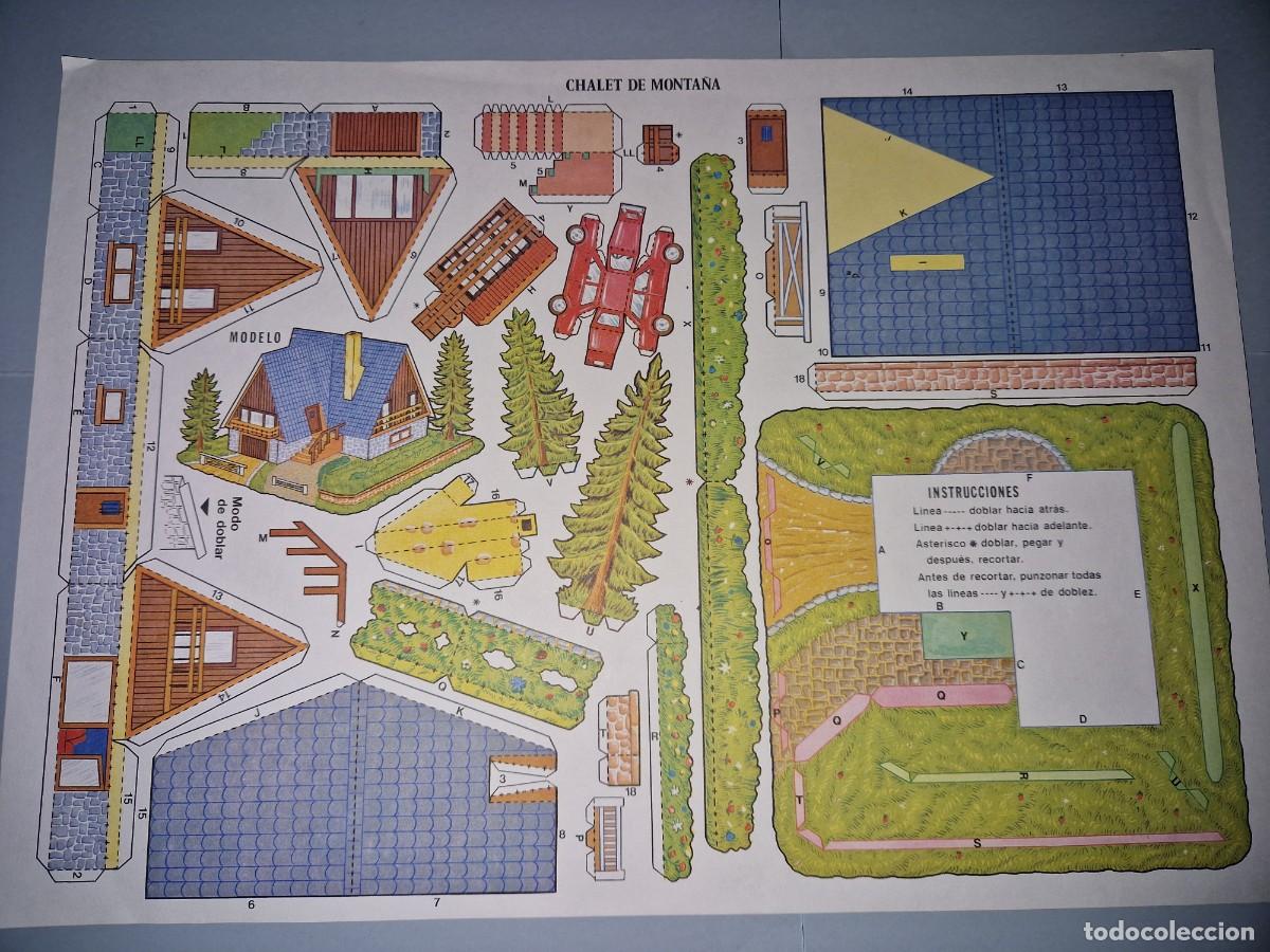 Coleccionismo recortables: CONSTRUCCIONES RECORTABLE , CHALET DE MONTA&Ntilde;A - Foto 1