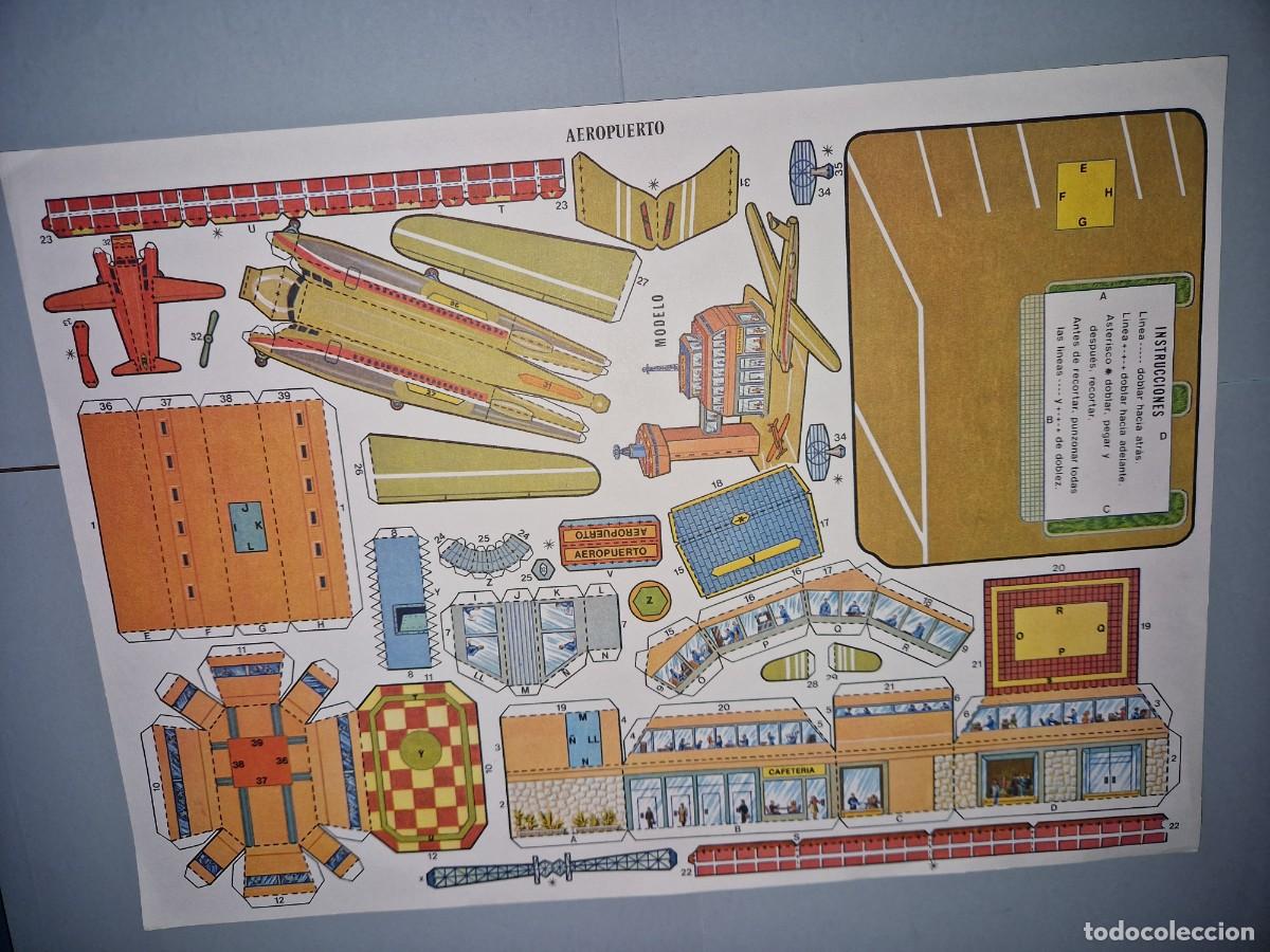 Coleccionismo recortables: CONSTRUCCIONES RECORTABLES , AEROPUERTO - Foto 1
