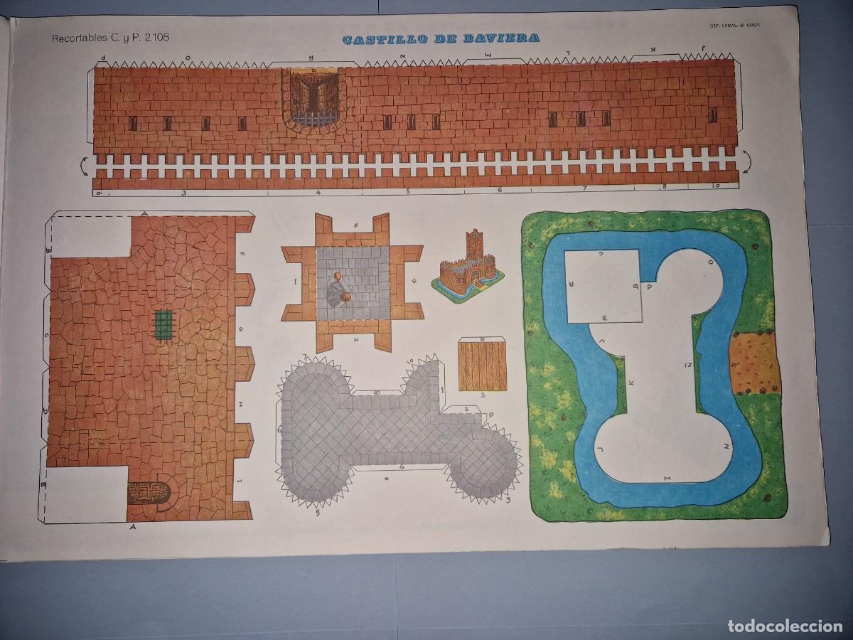 Coleccionismo recortables: CASTILLO DE BAVIERA, RECORTABLE DE 44 POR 30 CM - Foto 1