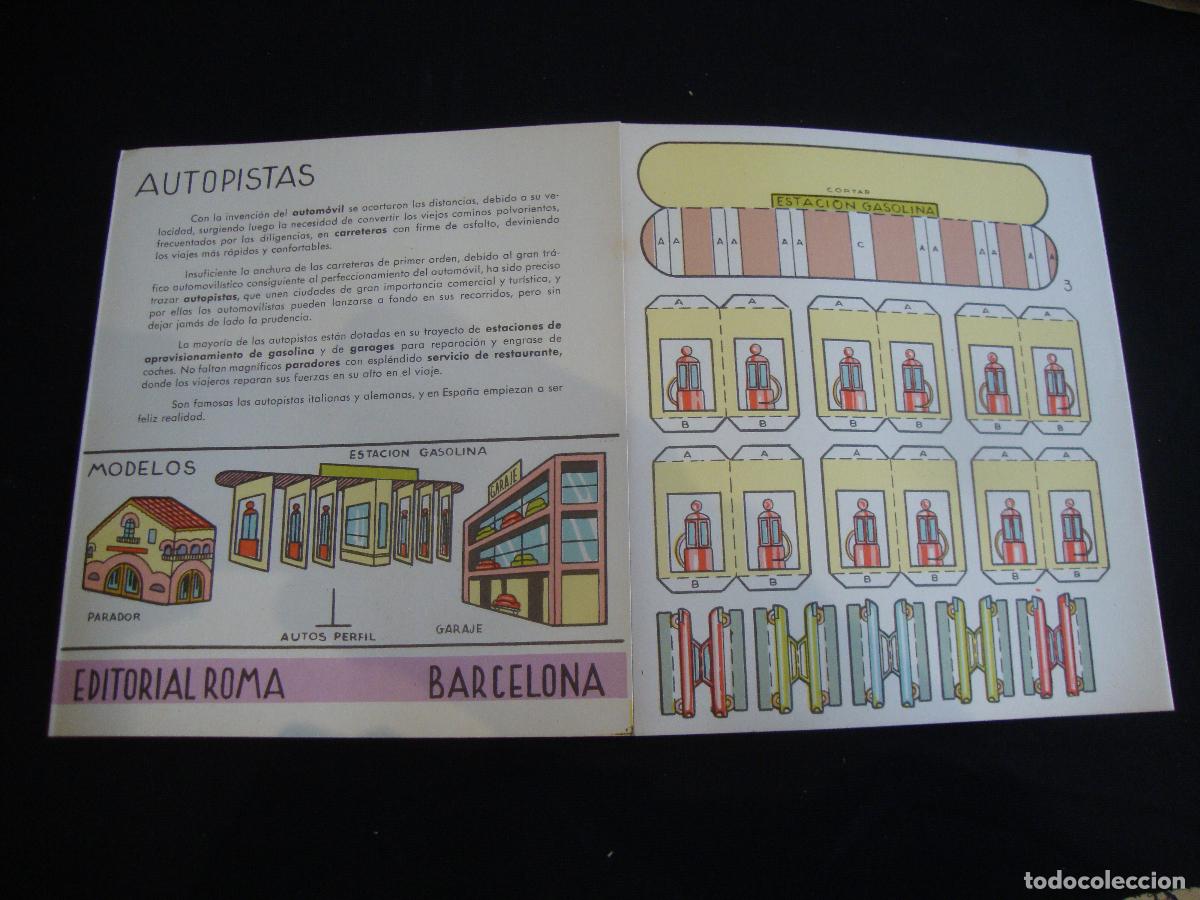 Coleccionismo recortables: RECORTE JUGUETE EL CONSTRUCTOR AUTOPISTAS RECORTABLE - Foto 4
