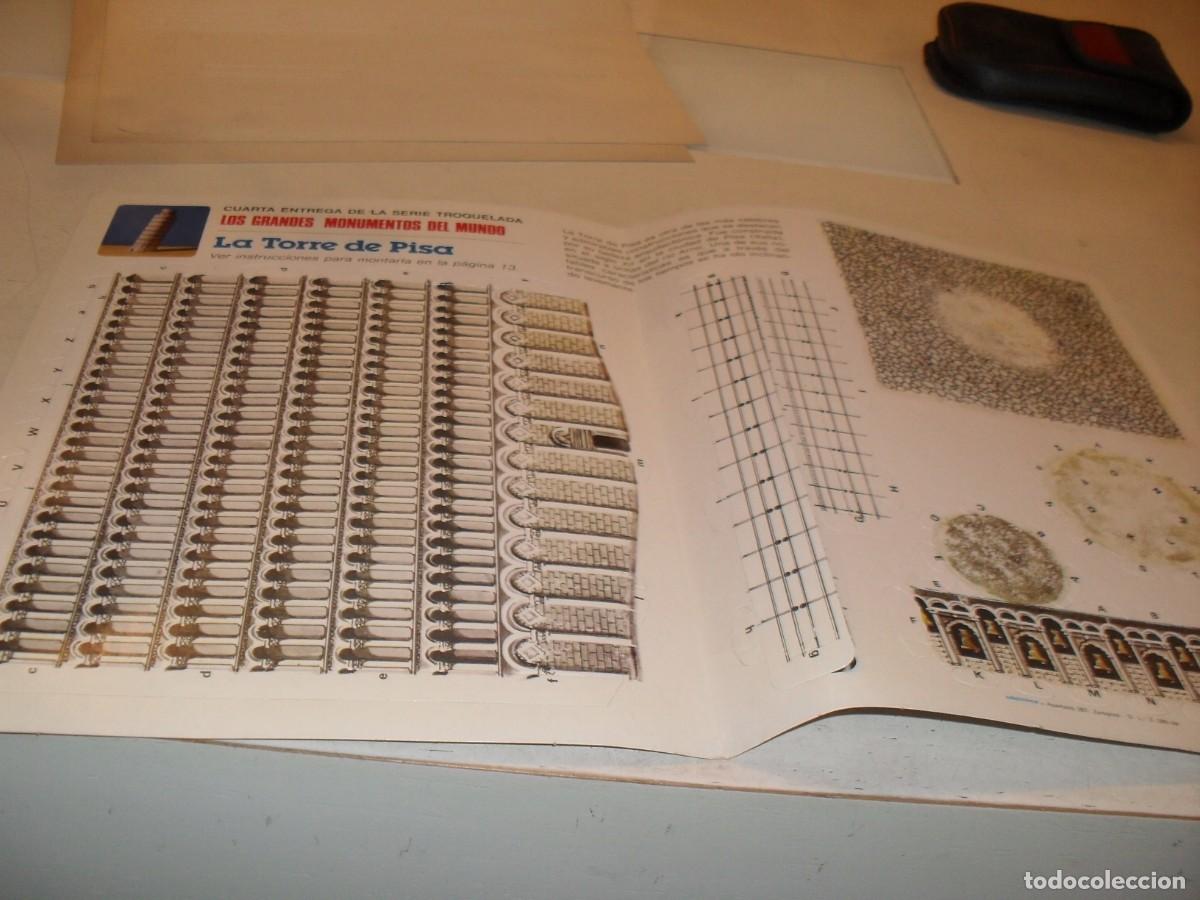 Coleccionismo Recortables: LOS GRANDES MONUMENTOS DEL MUNDO:LA TORRE DE PISA,PRECIOSO RECORTABLE,1984