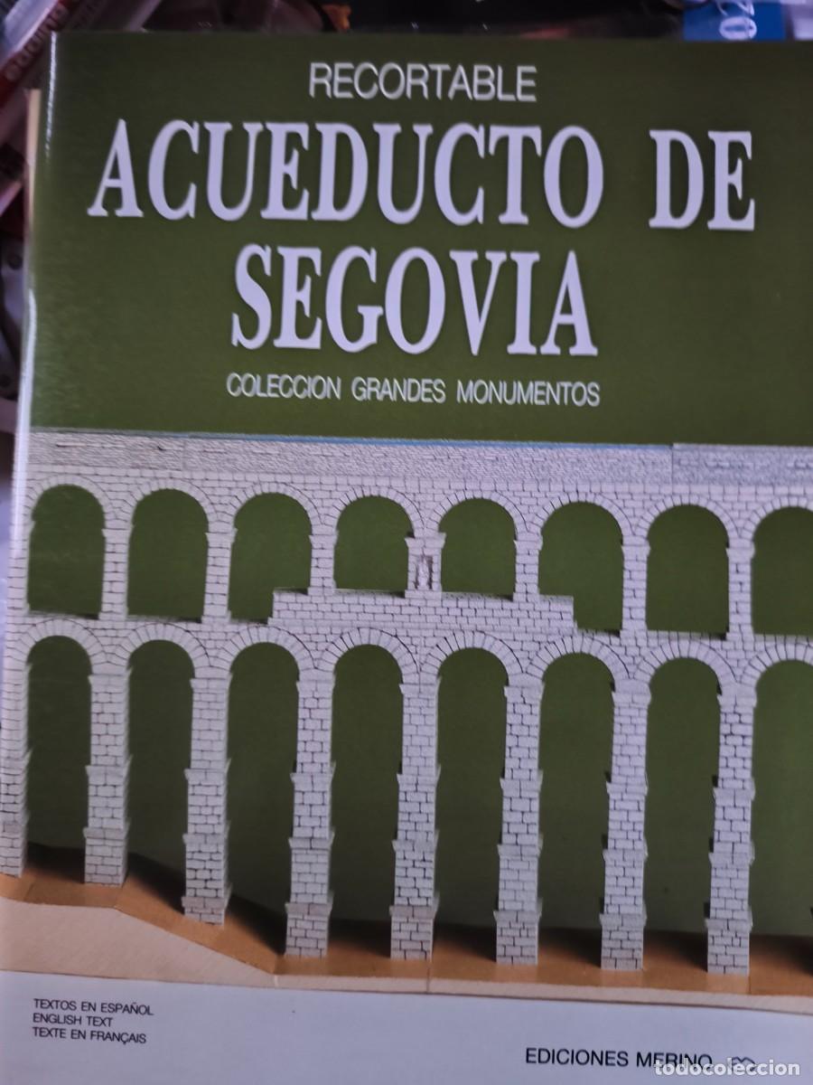 Coleccionismo Recortables: Acueducto de Segovia. Recortable. Ediciones Merino