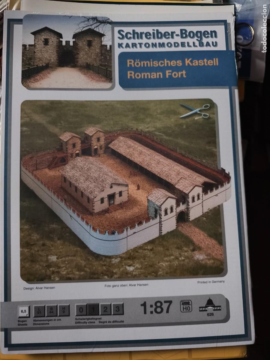 Coleccionismo Recortables: Fuerta Romano. Recortable. Schreiber Bogen