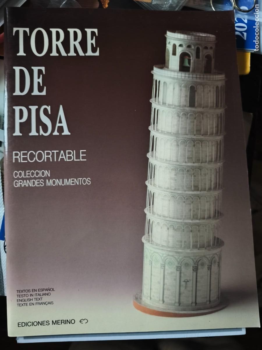 Coleccionismo Recortables: Torre de Pisa. Recortable. Merino