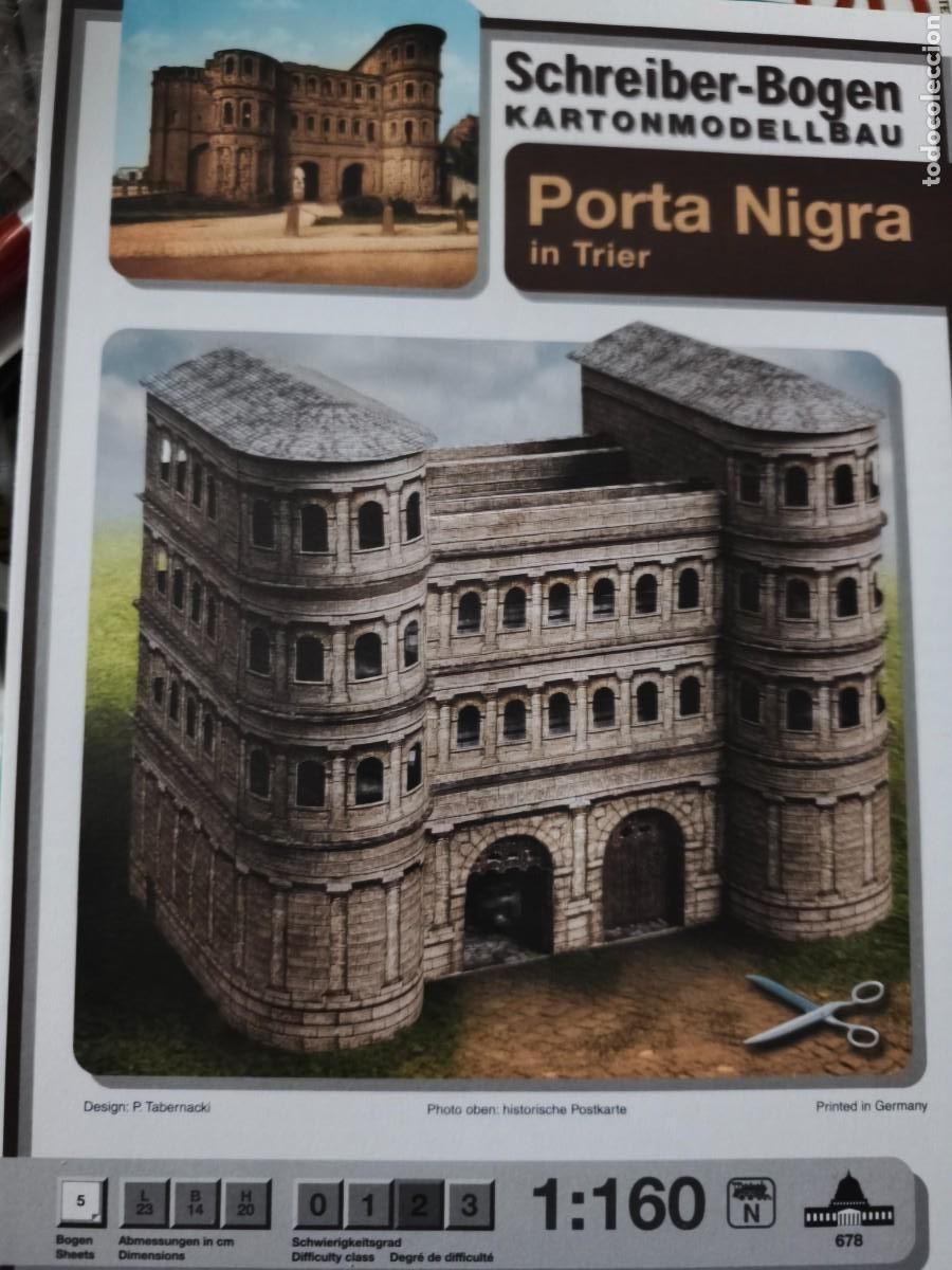 Coleccionismo Recortables: Porta Nigra. Recortable. Schreiber Bogen