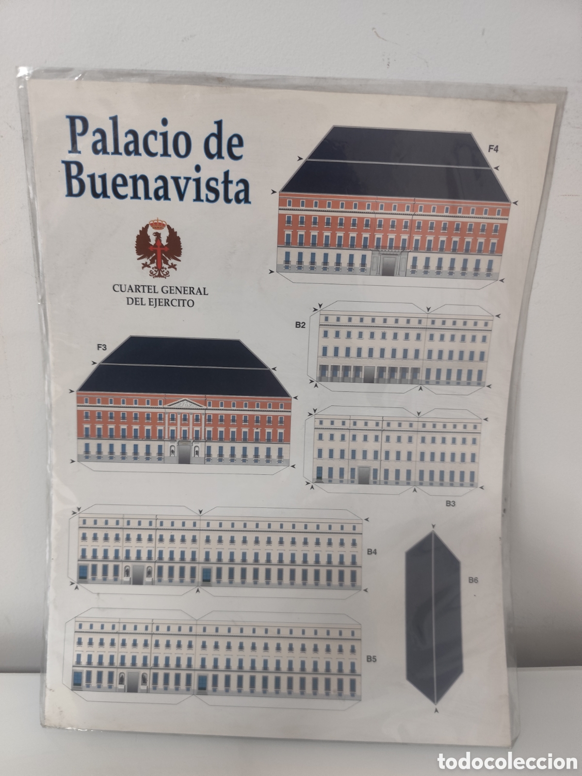 Coleccionismo Recortables: Recortable palacio Buenavista