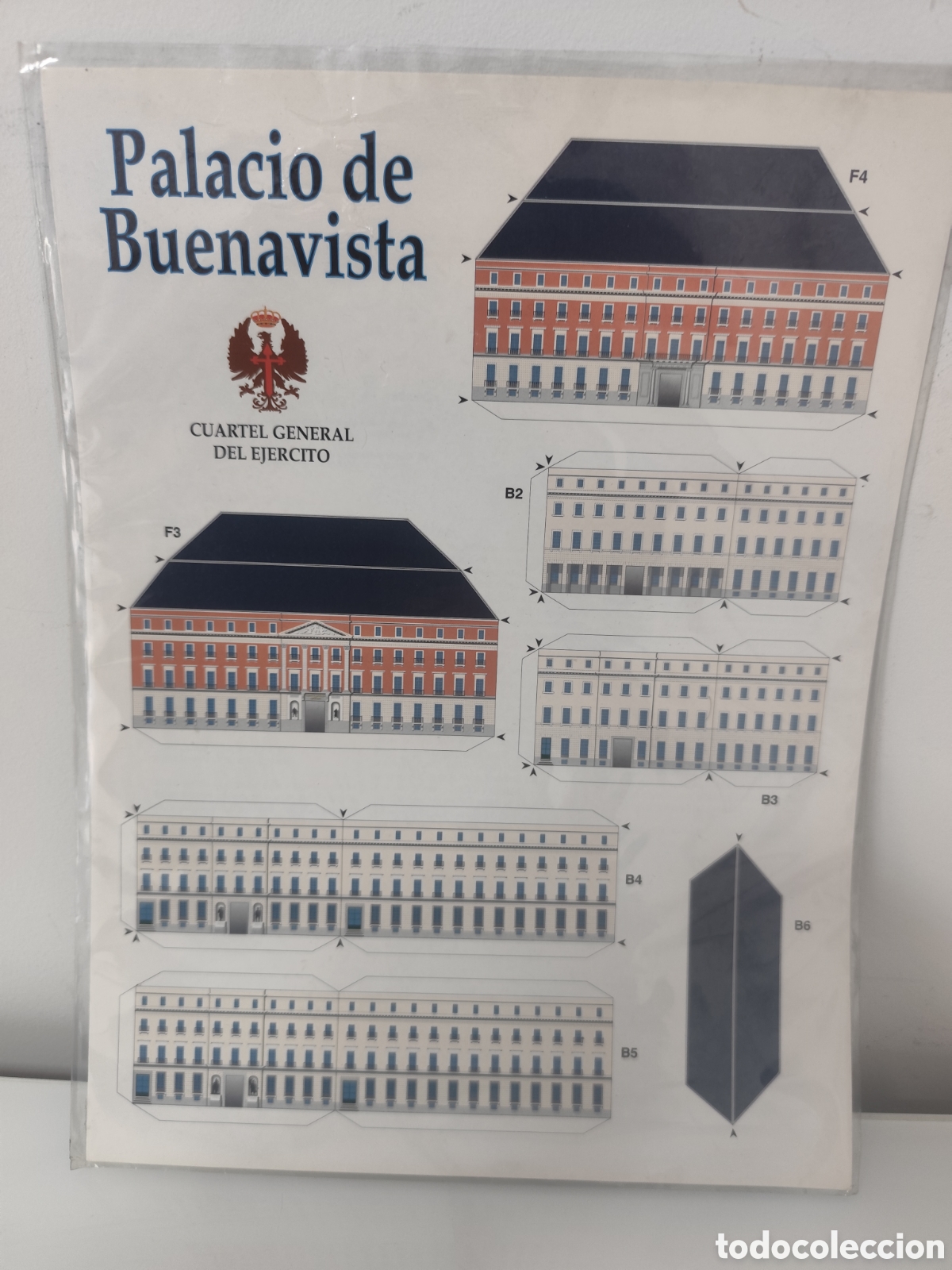 Coleccionismo Recortables: Recortable palacio Buenavista