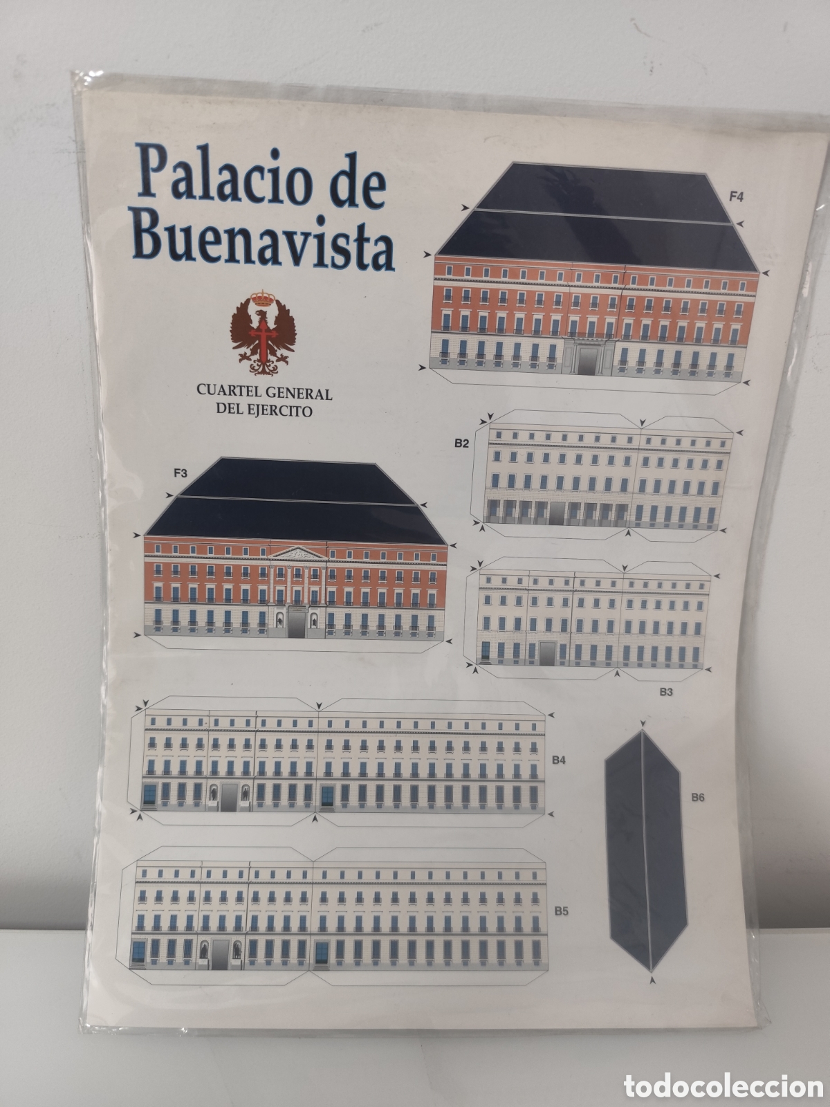 Coleccionismo Recortables: Recortable palacio Buenavista