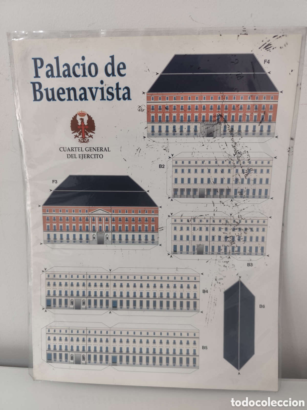 Coleccionismo Recortables: RECORTABLE DEL PALACIO DE BUENAVISTA SEDE DEL CGE DEL EJERCITO , EN BLISTER